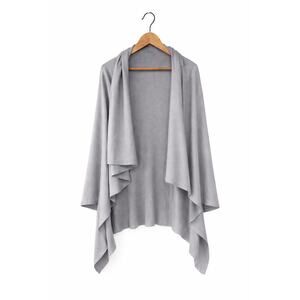 Calvin Klein 100% Silk Open Front Cardigan Womens S XS Lagenlook Minimalist